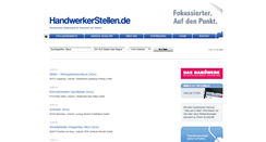 Desktop Screenshot of handwerkerstellen.de